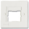 CMW Ltd CTE2-FP-02 | Siemon CT 1 Port Faceplate S/G White
