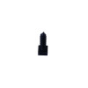 Medium Cable Tie Masonry Mount Plug 8mm x 40mm Black (Bag/100)