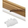 D-Line CI22QSW | D-Line White Smooth Fit Cable Inlet Coupler 22mm x 22mm