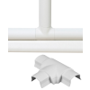 D-Line ET3015W | D-Line White Smooth Fit Equal Tee 30mm x 15mm