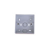 D-Line SSB28W 28mm Deep Single Gang 87mm x 87mm Surface Back Box Square Corners White