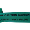 Duct Marking Tape, Green "Caution Fibreoptic Cable" 365m