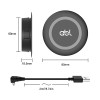 Black In-Desk Wireless Charger