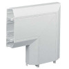 Marshall-Tufflex EFA1MBWH | Marshall Tufflex PVC - U White Sterling Profile 1 Chamfered Dado Trunking Flat Angle