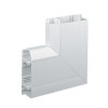 Marshall-Tufflex EFA2UWH | Marshall Tufflex PVC - U White Sterling Profile 2 3 Compartment Skirting Dado Flat Angle-up