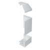 Marshall-Tufflex EXBP2MWH | Marshall Tufflex Sterling Profile 2 3 Compartment Dado External Angle