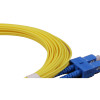 7m LC to SC Duplex OS2 Singlemode Yellow Fibre Optic Patch Cable with 2mm Jacket