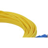 15m LC to SC Duplex OS2 Singlemode Yellow Fibre Optic Patch Cable with 2mm Jacket