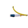 1m LC to ST Duplex OS2 Singlemode Yellow Fibre Optic Patch Cable with 2mm Jacket