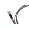 2m LC to LC Duplex OM1 Multimode Grey Fibre Optic Patch Cable with 3mm Jacket