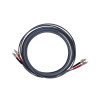 5m LC to LC Duplex OM1 Multimode Grey Fibre Optic Patch Cable with 3mm Jacket