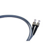 0.5m LC to ST Duplex OM1 Multimode Grey Fibre Optic Patch Cable with 3mm Jacket