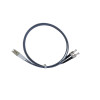 1m LC to ST Duplex OM1 Multimode Grey Fibre Optic Patch Cable with 3mm Jacket