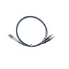 0.5m LC to ST Duplex OM1 Multimode Grey Fibre Optic Patch Cable with 3mm Jacket