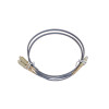 1m SC to SC Duplex OM1 Multimode Grey Fibre Optic Patch Cable with 3mm Jacket