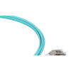 1.5m LC to LC Duplex OM3 Multimode Aqua Fibre Optic Patch Cable with 2mm Jacket