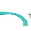 3m LC to LC Duplex OM3 Multimode Aqua Fibre Optic Patch Cable with 3mm Jacket