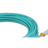 12m LC to LC Duplex OM3 Multimode Aqua Fibre Optic Patch Cable with 3mm Jacket