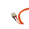 3m LC to SC Duplex OM3 Multimode Orange Fibre Optic Patch Cable with 2mm Jacket