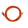 5m LC to ST Duplex OM3 Multimode Orange Fibre Optic Patch Cable with 2mm Jacket