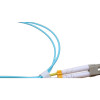 0.5m LC to LC Duplex OM4 Multimode Aqua Fibre Optic Patch Cable with 2mm Jacket