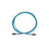 3m LC to LC Duplex OM4 Multimode Aqua Fibre Optic Patch Cable with 2mm Jacket