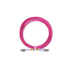 7m LC to LC Duplex OM4 Multimode Erika Violet Fibre Optic Patch Cable with 2mm Jacket