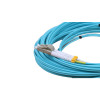 15m LC to LC Duplex OM4 Multimode Aqua Fibre Optic Patch Cable with 2mm Jacket