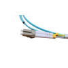 1m LC to SC Duplex OM4 Multimode Aqua Fibre Optic Patch Cable with 2mm Jacket