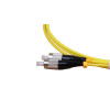 1m FC to FC Duplex OS2 Singlemode Yellow Fibre Optic Patch Cable with 3mm Jacket