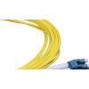 5m FC to LC Duplex OS2 Singlemode Yellow Fibre Optic Patch Cable with 2mm Jacket