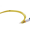 2m LC to LC Duplex OS2 Singlemode Yellow Fibre Optic Patch Cable with 2mm Jacket