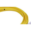 8m LC to LC Duplex OS2 Singlemode Yellow Fibre Optic Patch Cable with 2mm Jacket