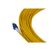 30m LC to LC Duplex OS2 Singlemode Yellow Fibre Optic Patch Cable with 2mm Jacket