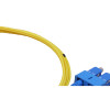 2m LC to SC Duplex OS2 Singlemode Yellow Fibre Optic Patch Cable with 2mm Jacket