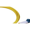 3m LC to ST Duplex OS2 Singlemode Yellow Fibre Optic Patch Cable with 2mm Jacket