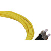 5m LC to ST Duplex OS2 Singlemode Yellow Fibre Optic Patch Cable with 2mm Jacket