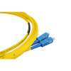 3m SC to SC Duplex OS2 Singlemode Yellow Fibre Optic Patch Cable with 2mm Jacket