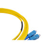 3m SC to SC Duplex OS2 Singlemode Yellow Fibre Optic Patch Cable with 2mm Jacket