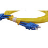 7m SC to SC Duplex OS2 Singlemode Yellow Fibre Optic Patch Cable with 2mm Jacket