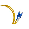 2m SC to ST Duplex OS2 Singlemode Yellow Fibre Optic Patch Cable with 3mm Jacket