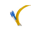 3m SC to ST Duplex OS2 Singlemode Yellow Fibre Optic Patch Cable with 3mm Jacket