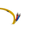 3m ST to ST Duplex OS2 Singlemode Yellow Fibre Optic Patch Cable with 2mm Jacket