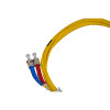 3m ST to ST Duplex OS2 Singlemode Yellow Fibre Optic Patch Cable with 2mm Jacket