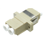 LC Duplex Multimode Adaptor Beige (Each)
