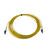10m LC to LC Simplex OS2 Singlemode Yellow Fibre Optic Patch Cable with 2mm Jacket