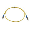 5m FC to FC Simplex OS2 Singlemode Yellow Fibre Optic Patch Cable with 3mm Jacket