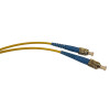 10m FC to FC Simplex OS2 Singlemode Yellow Fibre Optic Patch Cable with 2mm Jacket