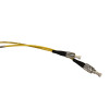 20m FC to FC Simplex OS2 Singlemode Yellow Fibre Optic Patch Cable with 2mm Jacket