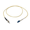 2.5m FC to LC Simplex OS2 Singlemode Yellow Fibre Optic Patch Cable with 2mm Jacket